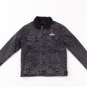 Load image into Gallery viewer, Skyconcepts Entertainment Treadfast Sherpa-lined Denim jacket